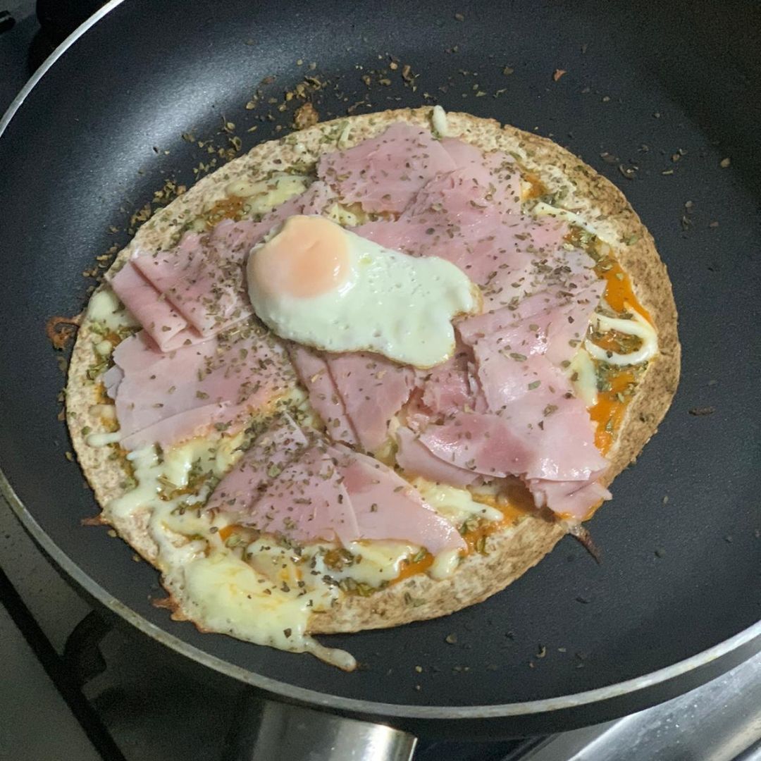 Pizza exprés baja en kcal Paso 2