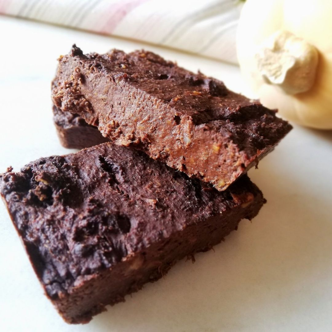 Brownie ligero de calabaza 