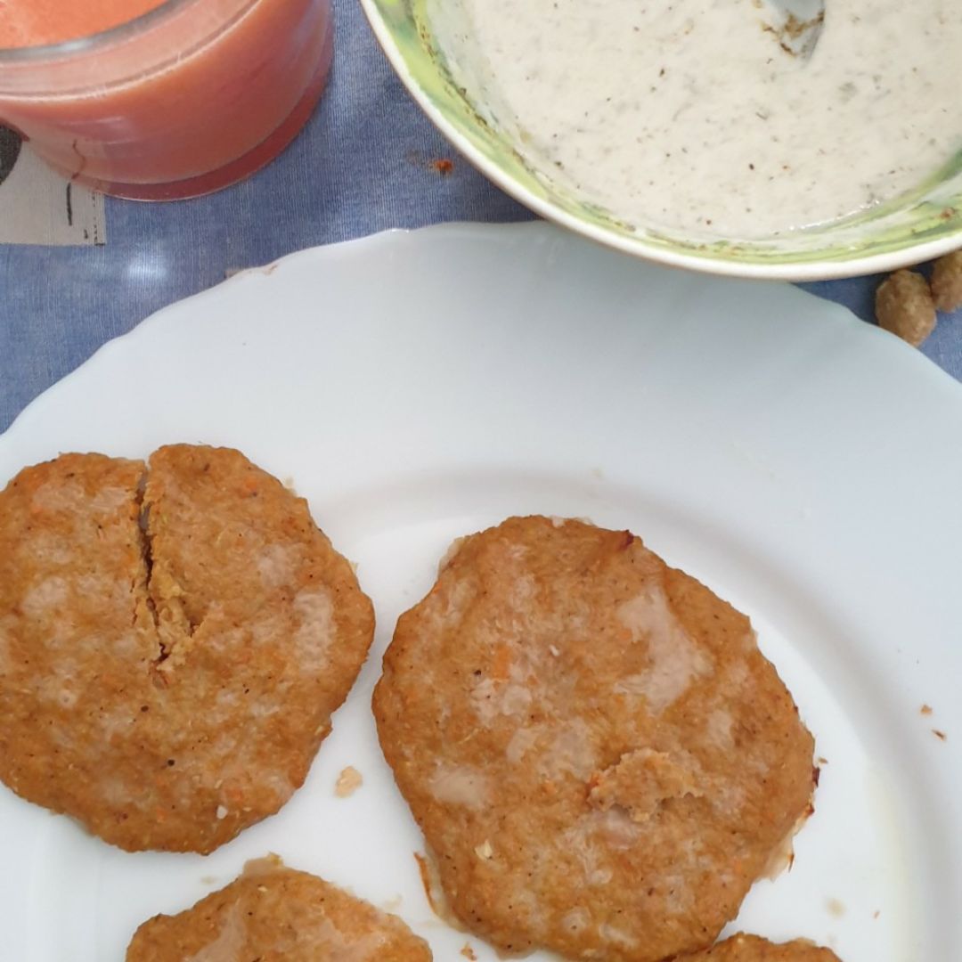 Filetitos con verduras al horno Filetitos con verduras al horno