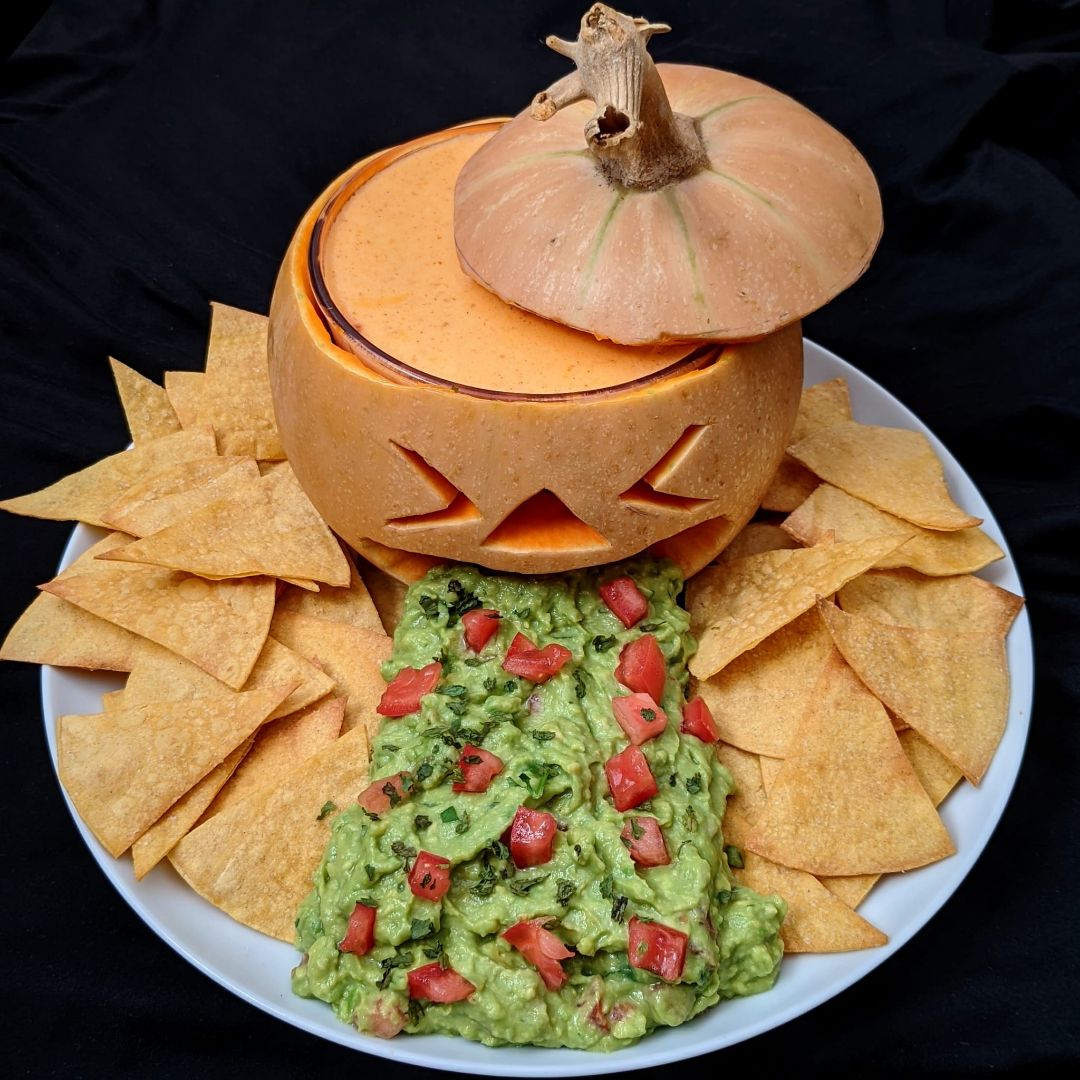 🌸🎃SALSA CHEDDAR, GUACAMOLE, NACHOS HALLOWEEN🎃🌸