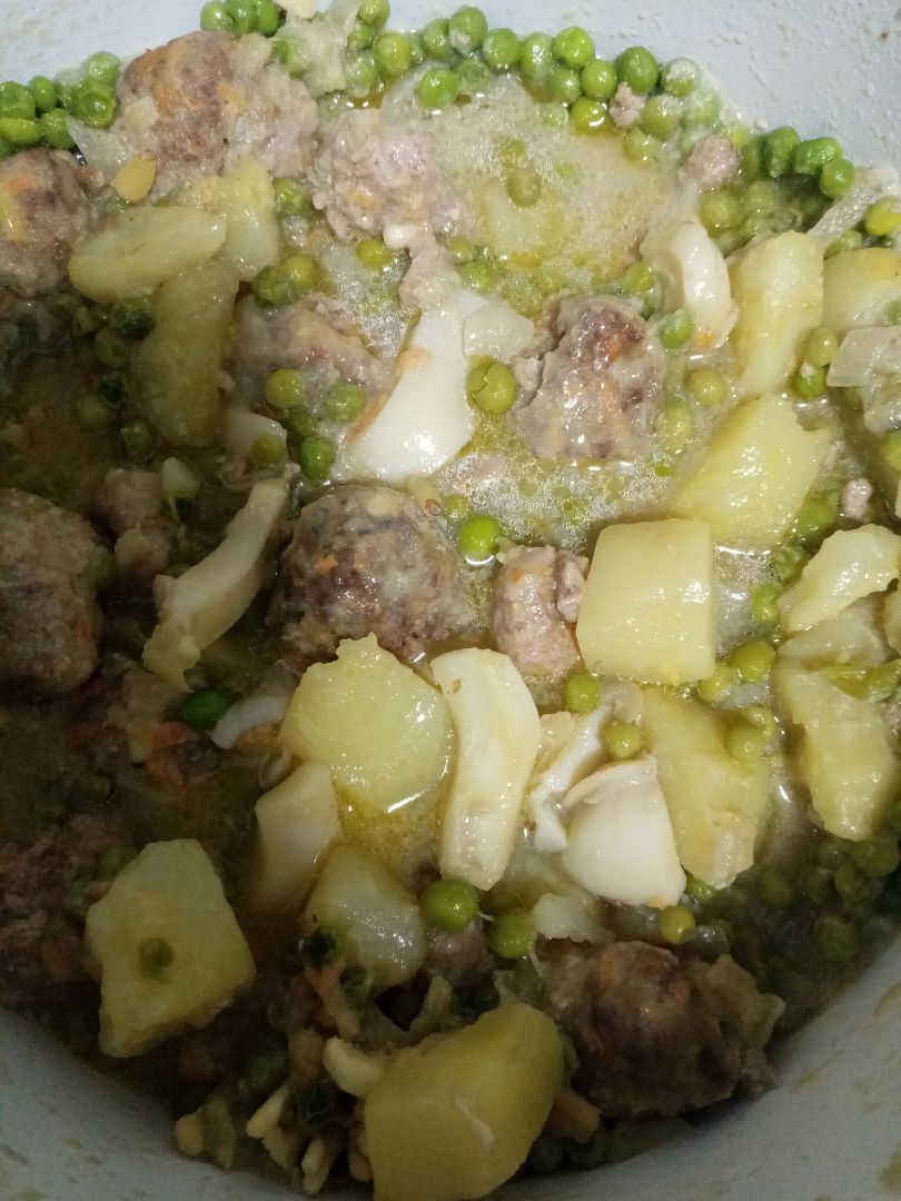 Albondigas con sèpia Albondigas con sèpia