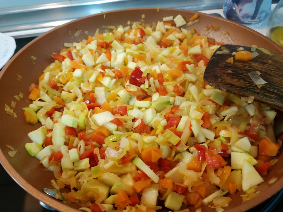 🌶️Noodles picantes con gambones🦐 Paso 2 🌶️Noodles picantes con gambones🦐 Paso 2