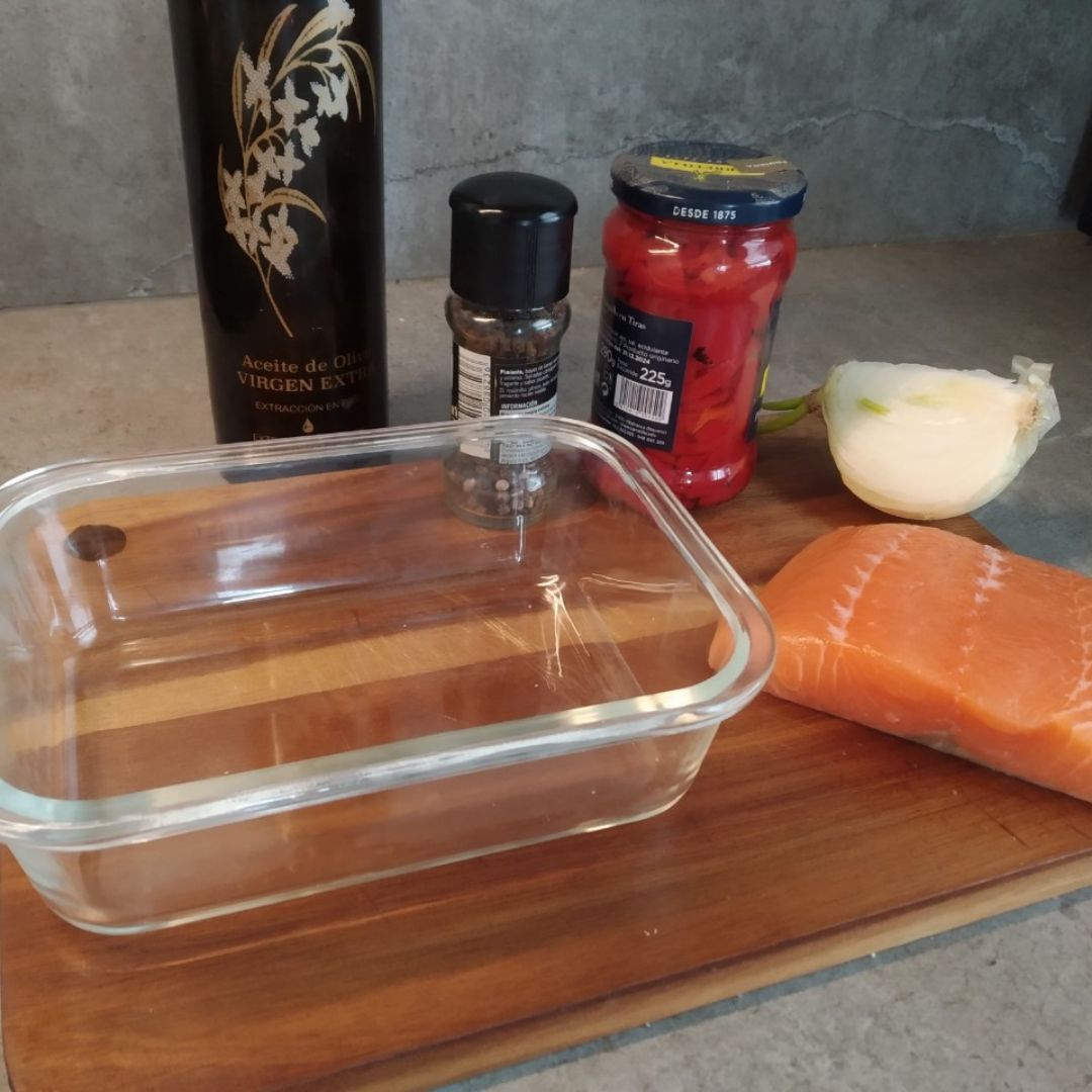 Salmón al horno Paso 0 Salmón al horno Paso 0