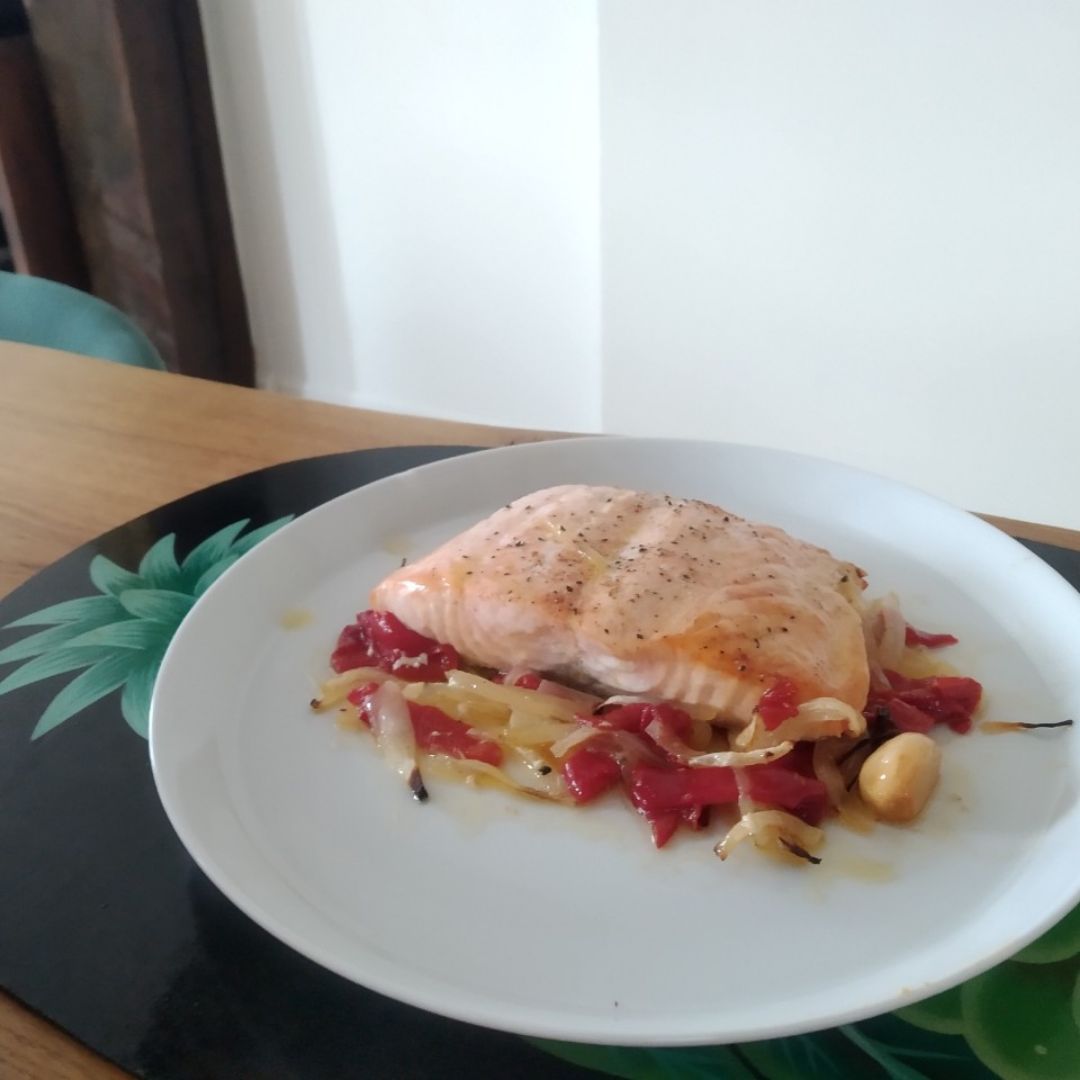 Salmón al horno Paso 3 Salmón al horno Paso 3