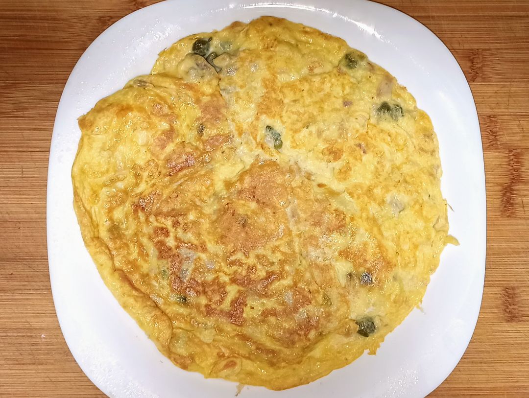 Tortilla de atún y alcaparras Tortilla de atún y alcaparras