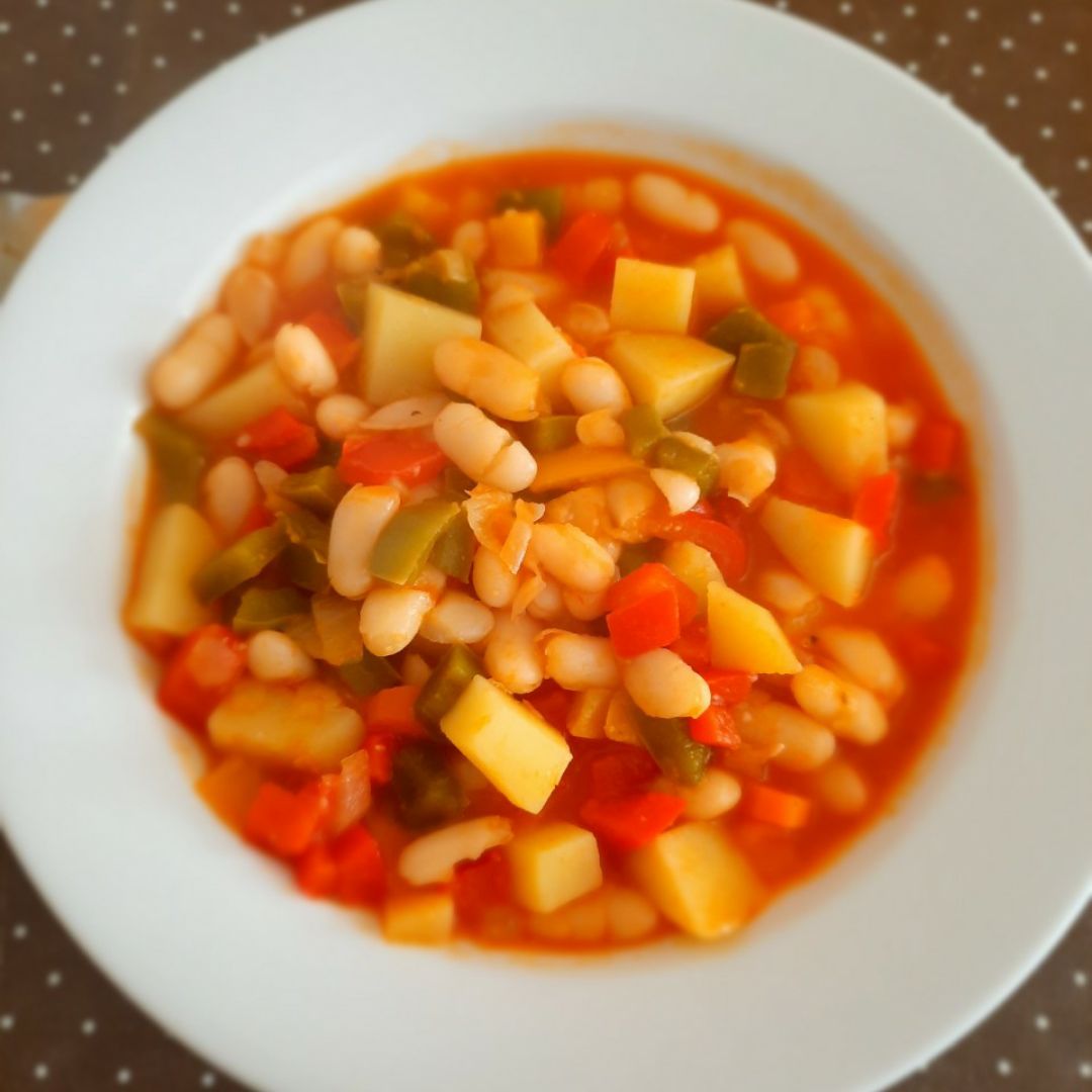 Habichuelas con verduras Habichuelas con verduras
