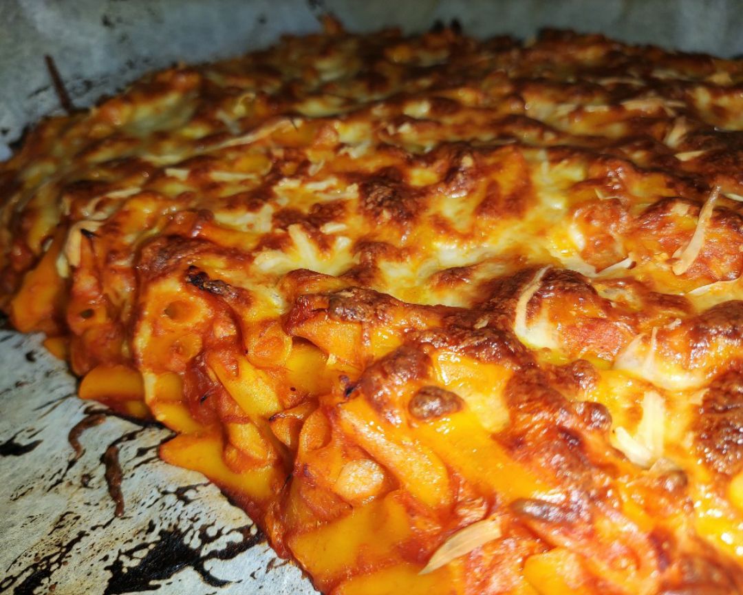 Macarrones con atún al horno. 🤤