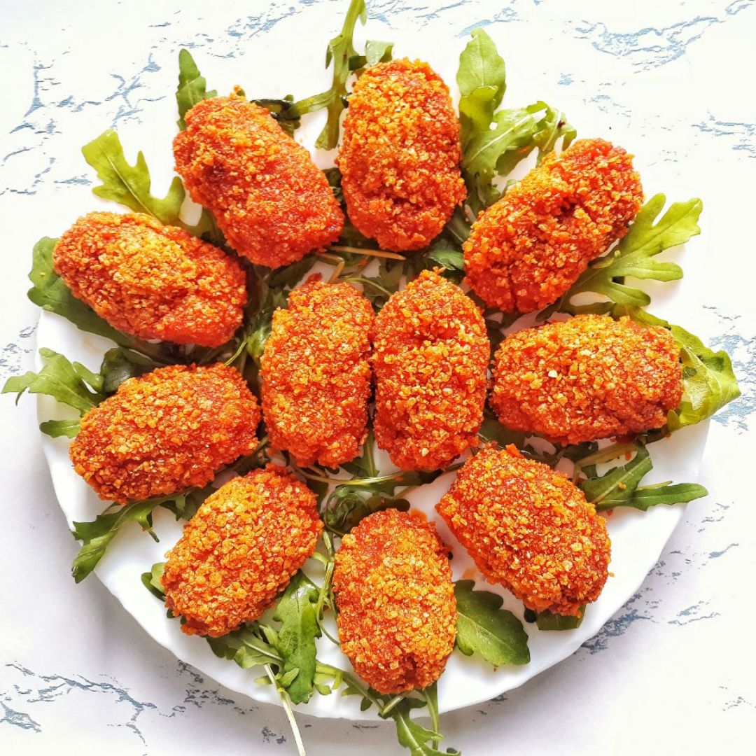 🌱CROQUETAS DE SOBRASADA🌱