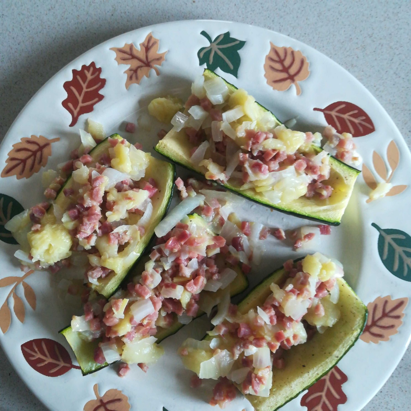 Calabacines rellenos 