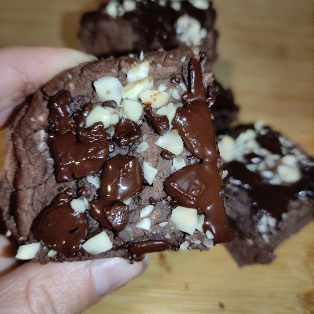 Brownie saludable de judias Brownie saludable de judias