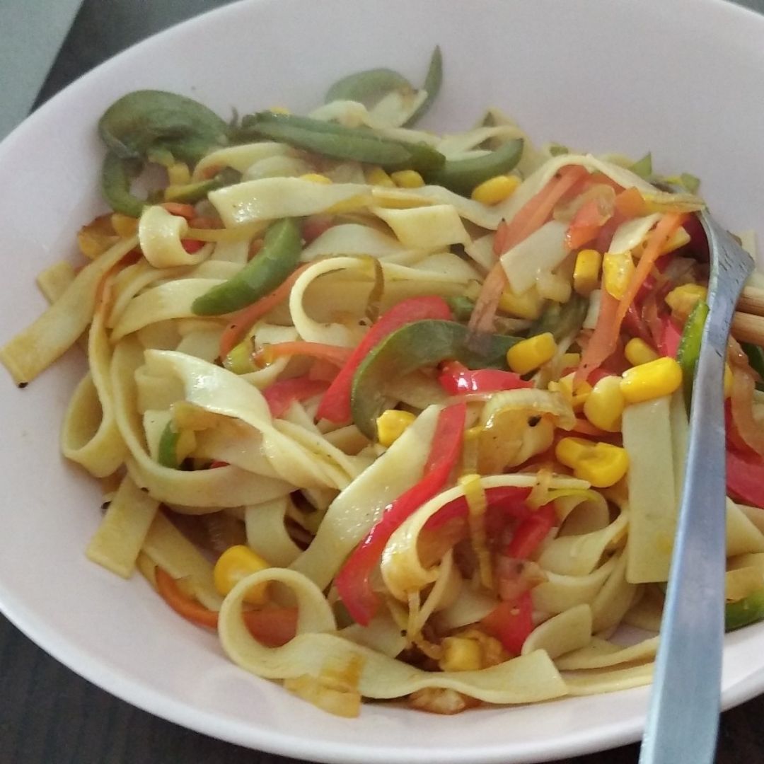Pasta con verduras Pasta con verduras