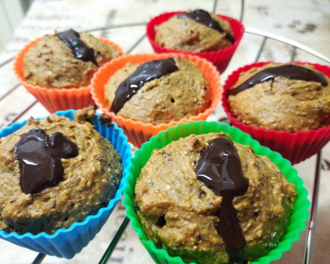 Muffins de manzana y ciruela