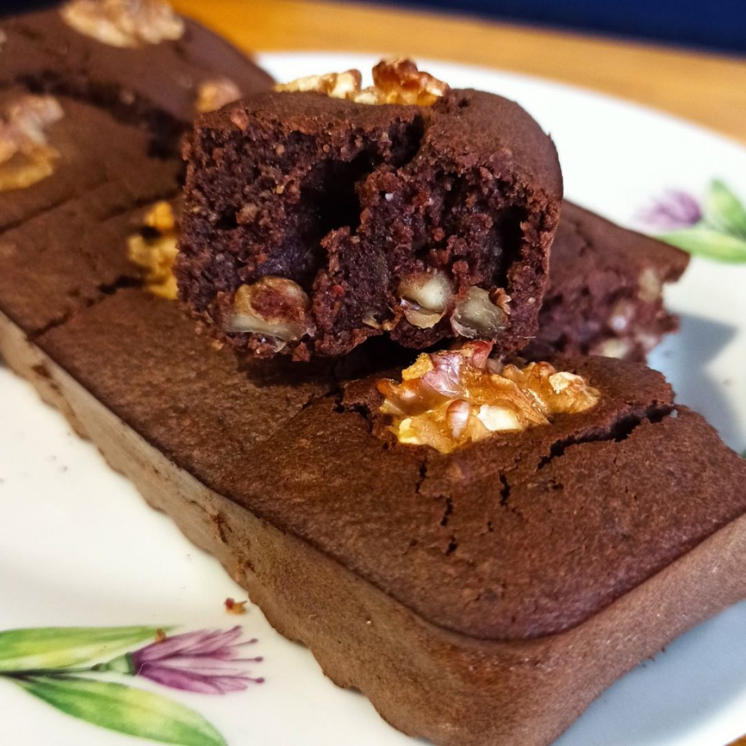 Brownie con nueves Brownie con nueves