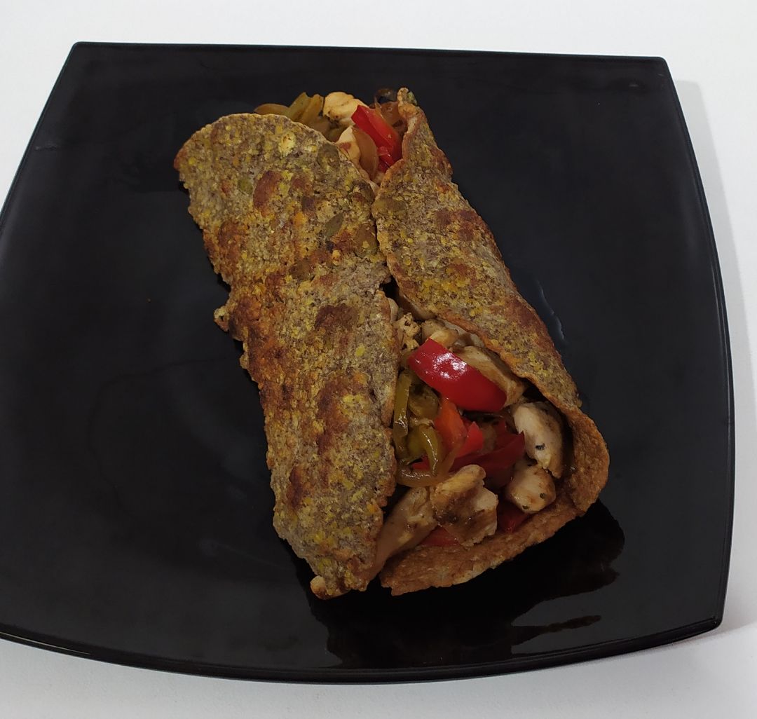 Fajitas de lentejas Fajitas de lentejas