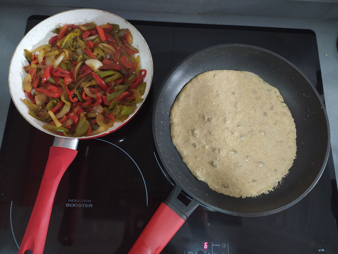 Fajitas de lentejas Paso 1 Fajitas de lentejas Paso 1