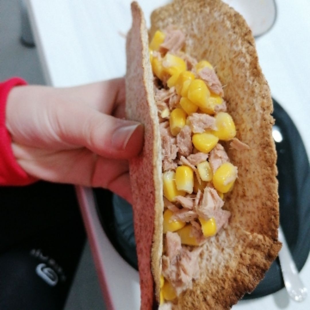 Fajita de atún y maiz Fajita de atún y maiz
