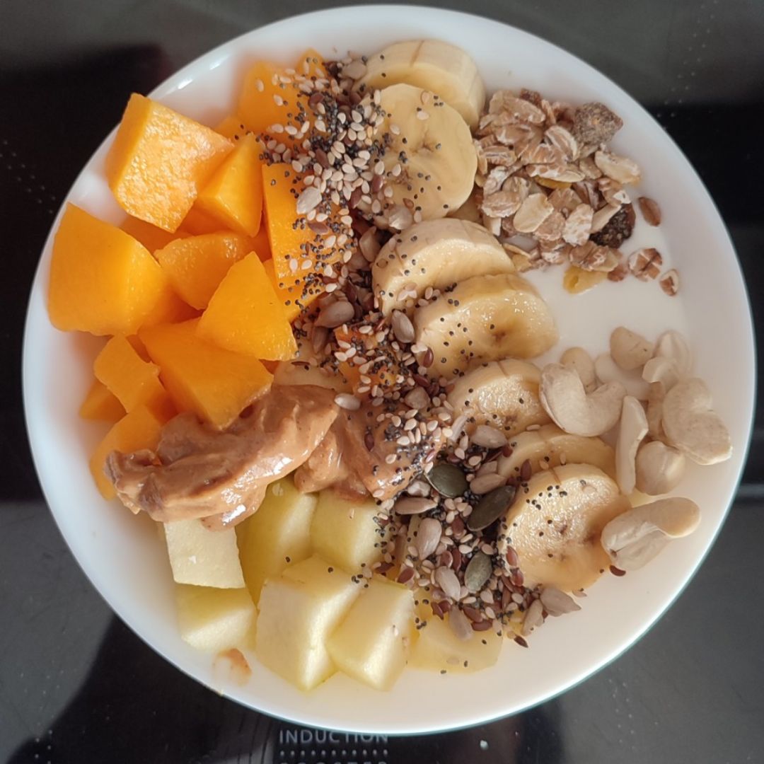 Bowl Weetabix y fruta