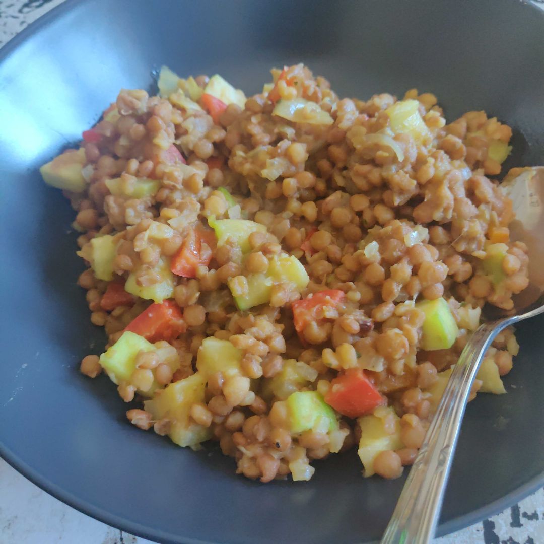 Lentejas con verduras Lentejas con verduras