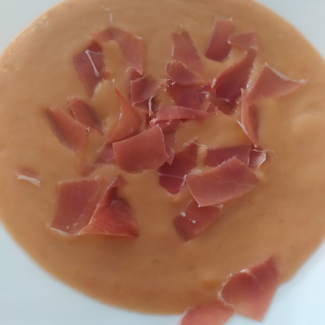 Gazpacho de melocot贸n 馃崙 Gazpacho de melocot贸n 馃崙
