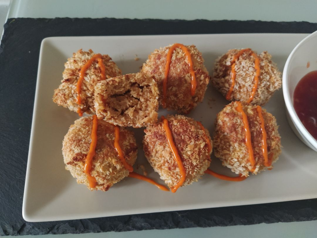 Albóndigas vegetarianas Paso 4 Albóndigas vegetarianas Paso 4