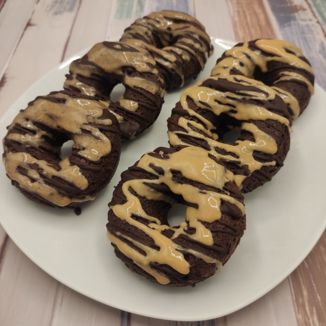 Donuts de boniato y cacao