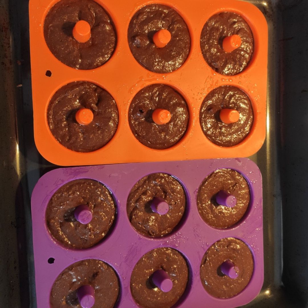 Donuts de boniato y cacao Paso 3 Donuts de boniato y cacao Paso 3