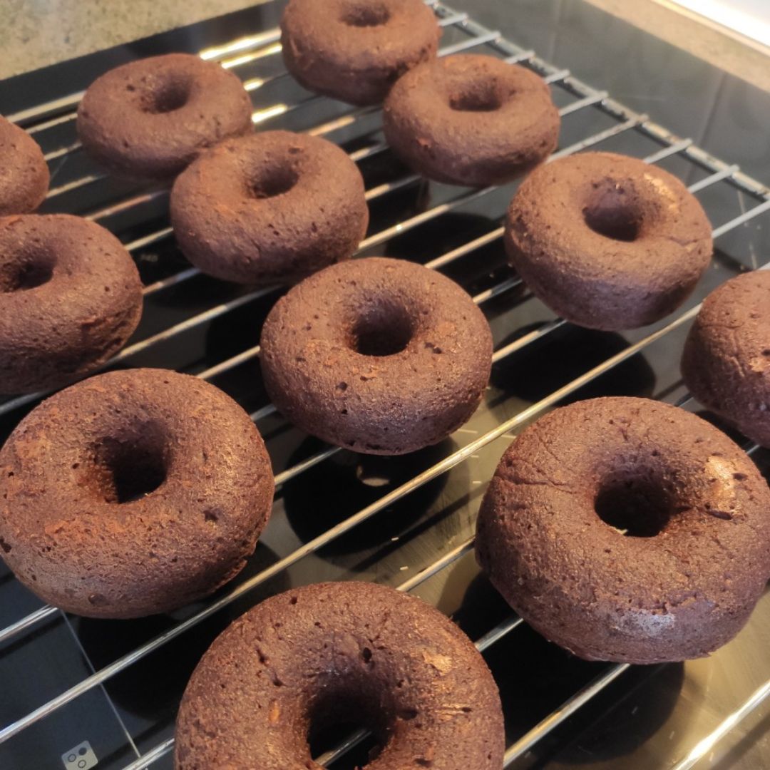 Donuts de boniato y cacao Paso 5 Donuts de boniato y cacao Paso 5