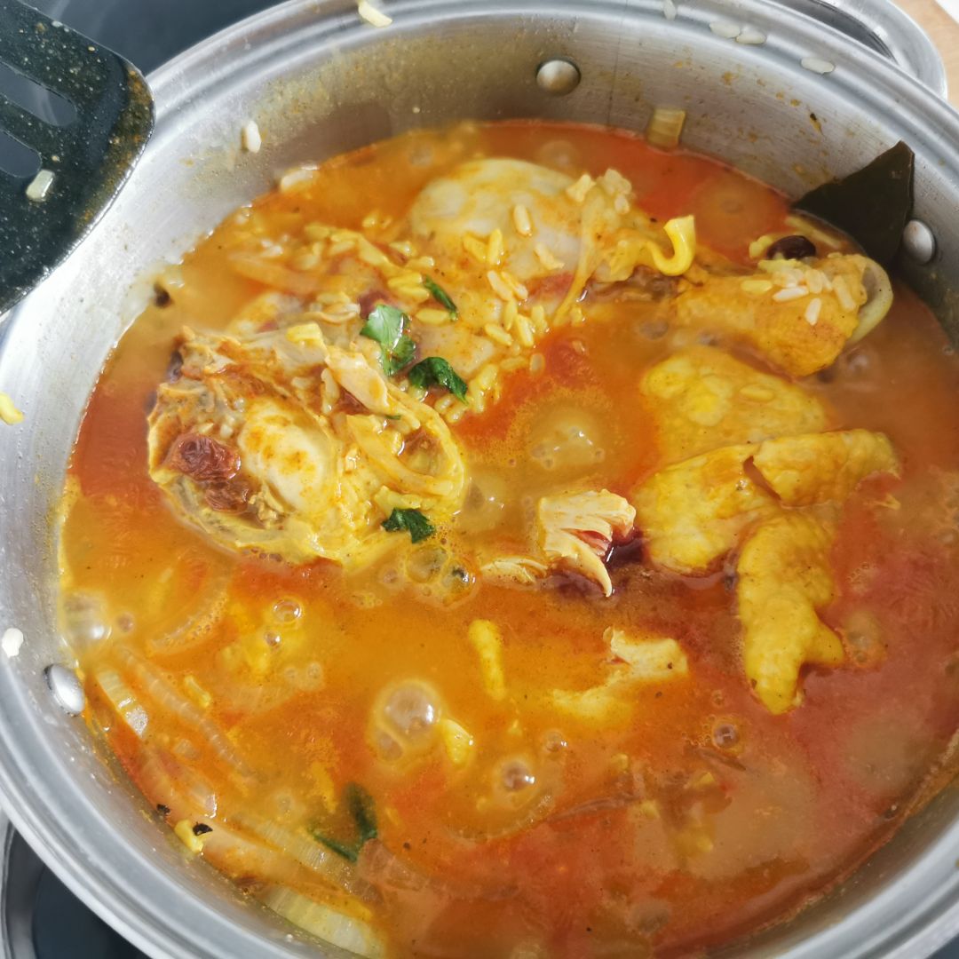 Pollo con arroz al curry Paso 0 Pollo con arroz al curry Paso 0