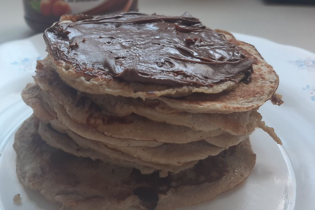 ⚡TORTITAS/CREPES DE AVENA Y PLÁTANO⚡