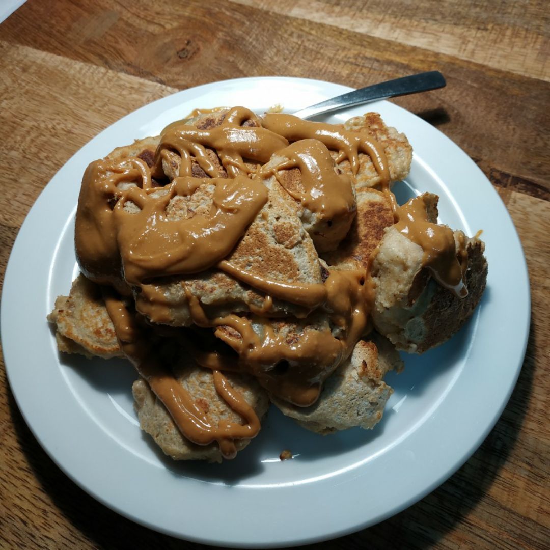 Protein banana pancake bites Protein banana pancake bites