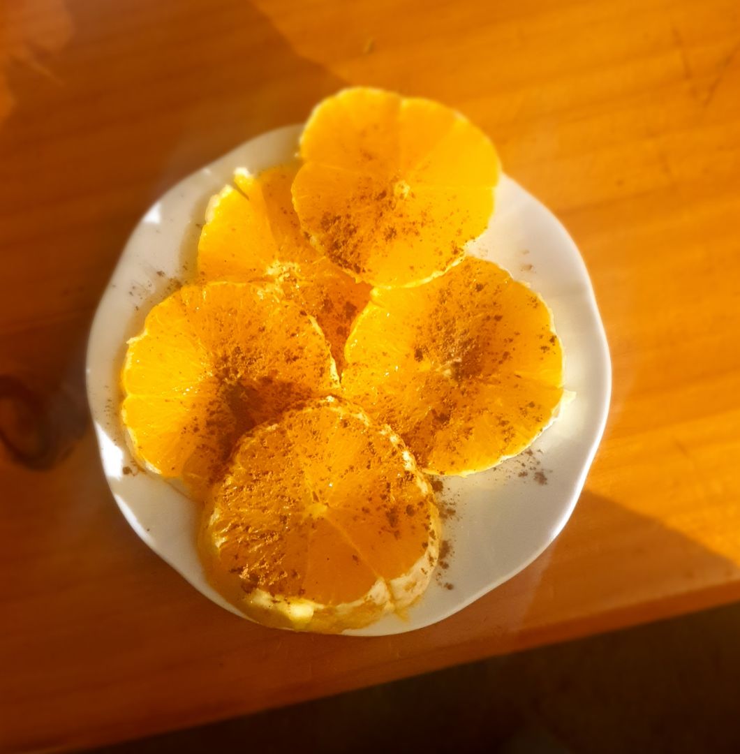 Naranja con canela Naranja con canela