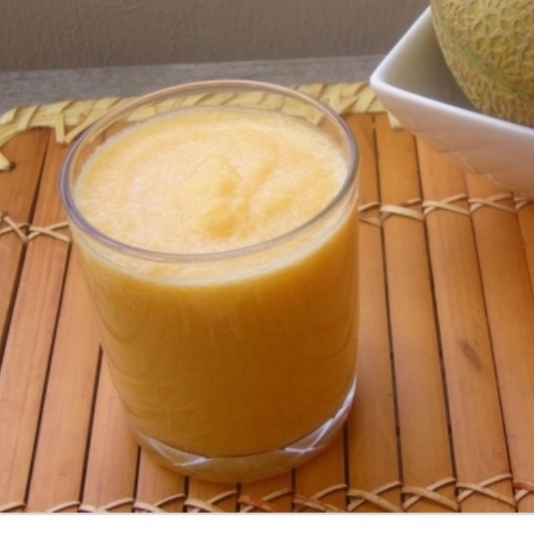 Batido de melocotón y melón Batido de melocotón y melón