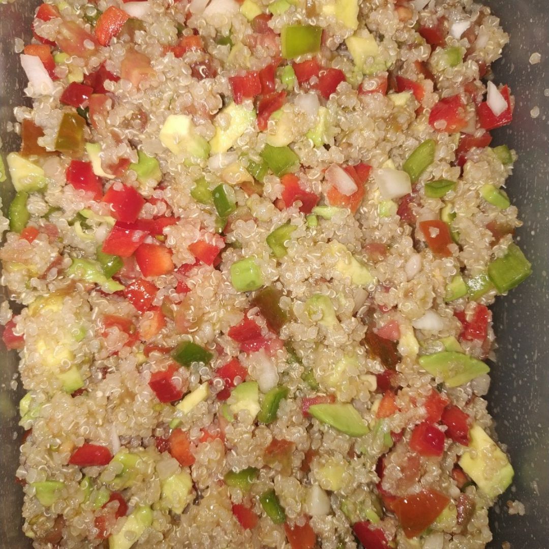 Ensalada fresquita de quinoa y lentejasStep 0