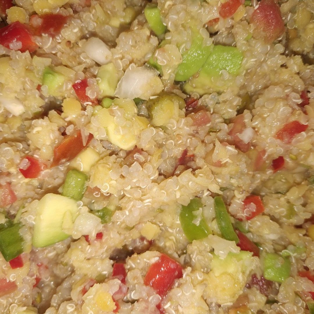 Ensalada fresquita de quinoa y lentejasStep 0