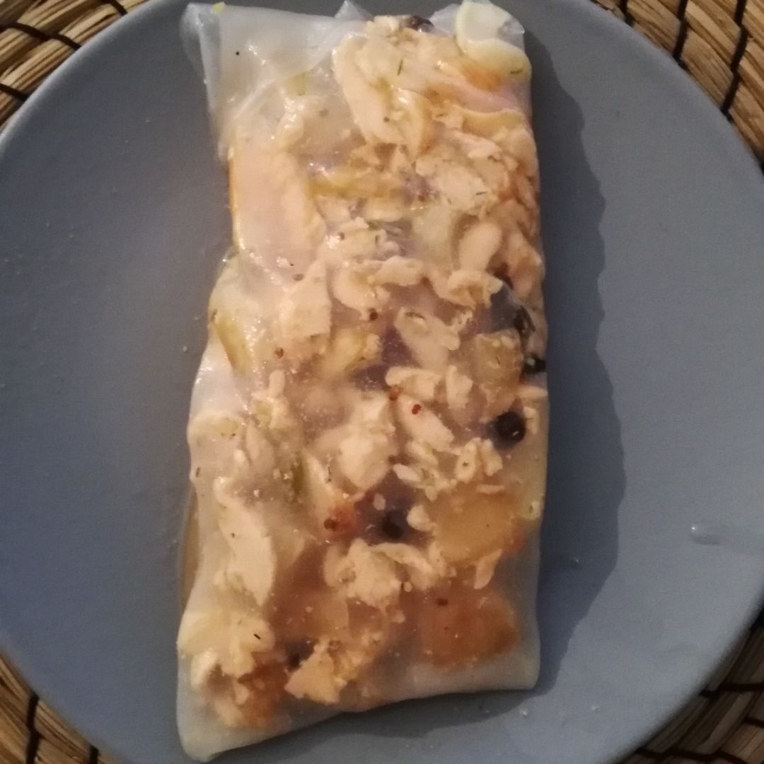 Rollito de salmón Rollito de salmón