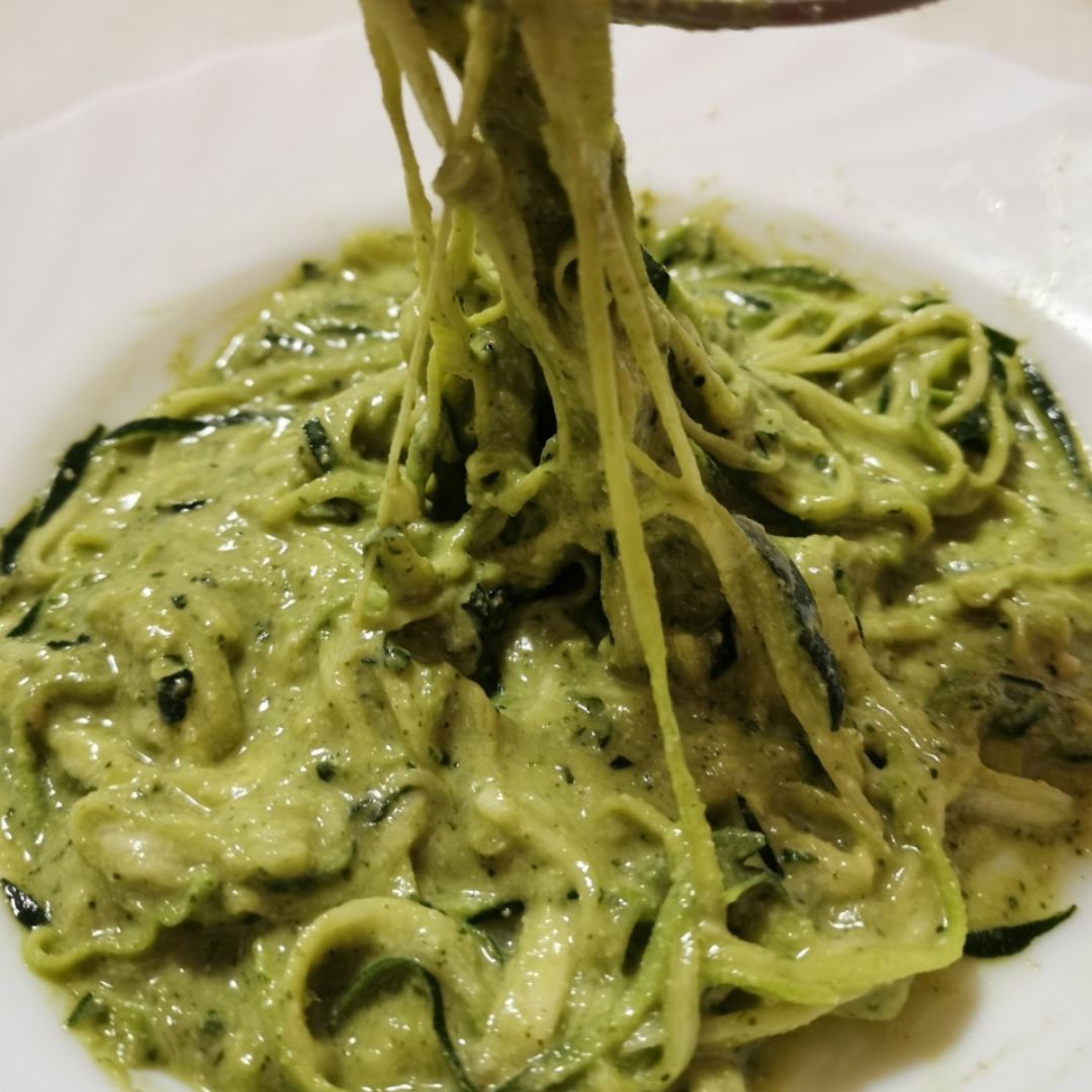 Calabacetis con Pesto Calabacetis con Pesto