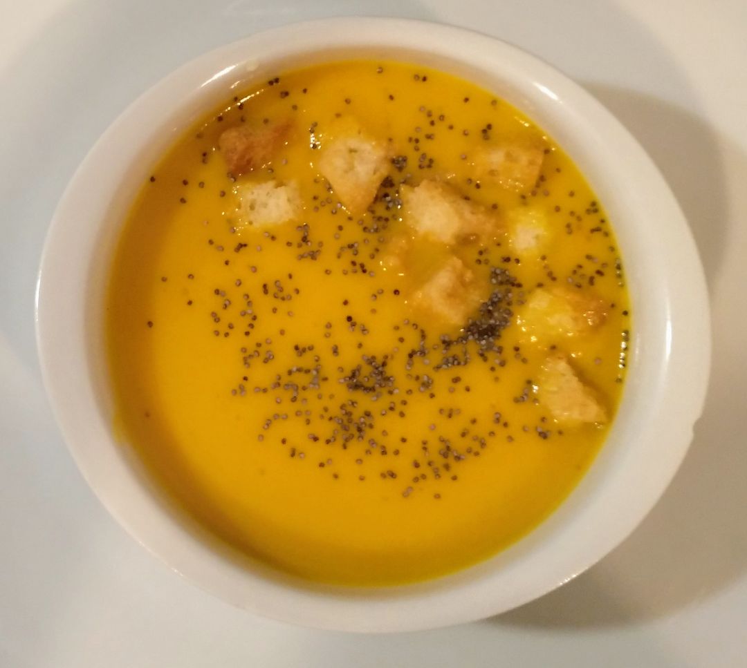 Crema de zanahoria al curry Crema de zanahoria al curry