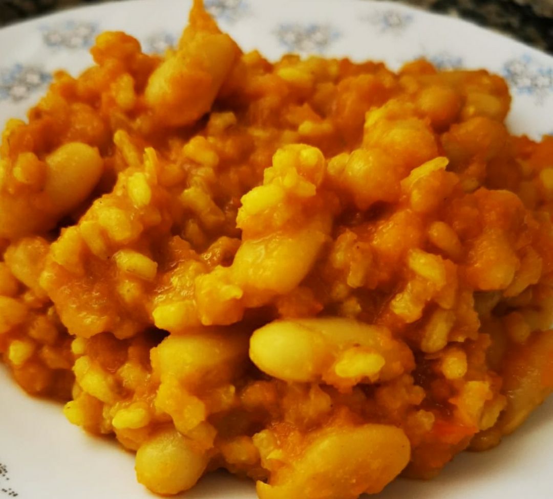 Potaje de Alubias con Arroz Potaje de Alubias con Arroz