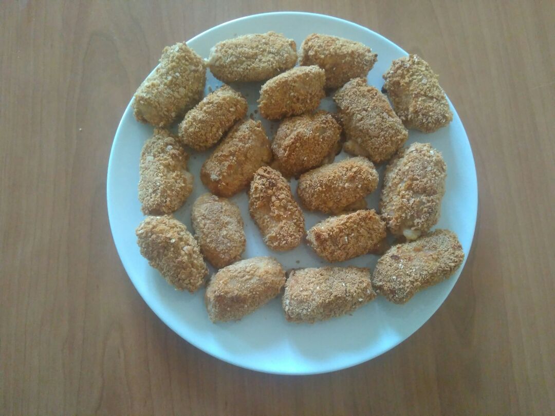 Croquetas de pollo al horno Croquetas de pollo al horno