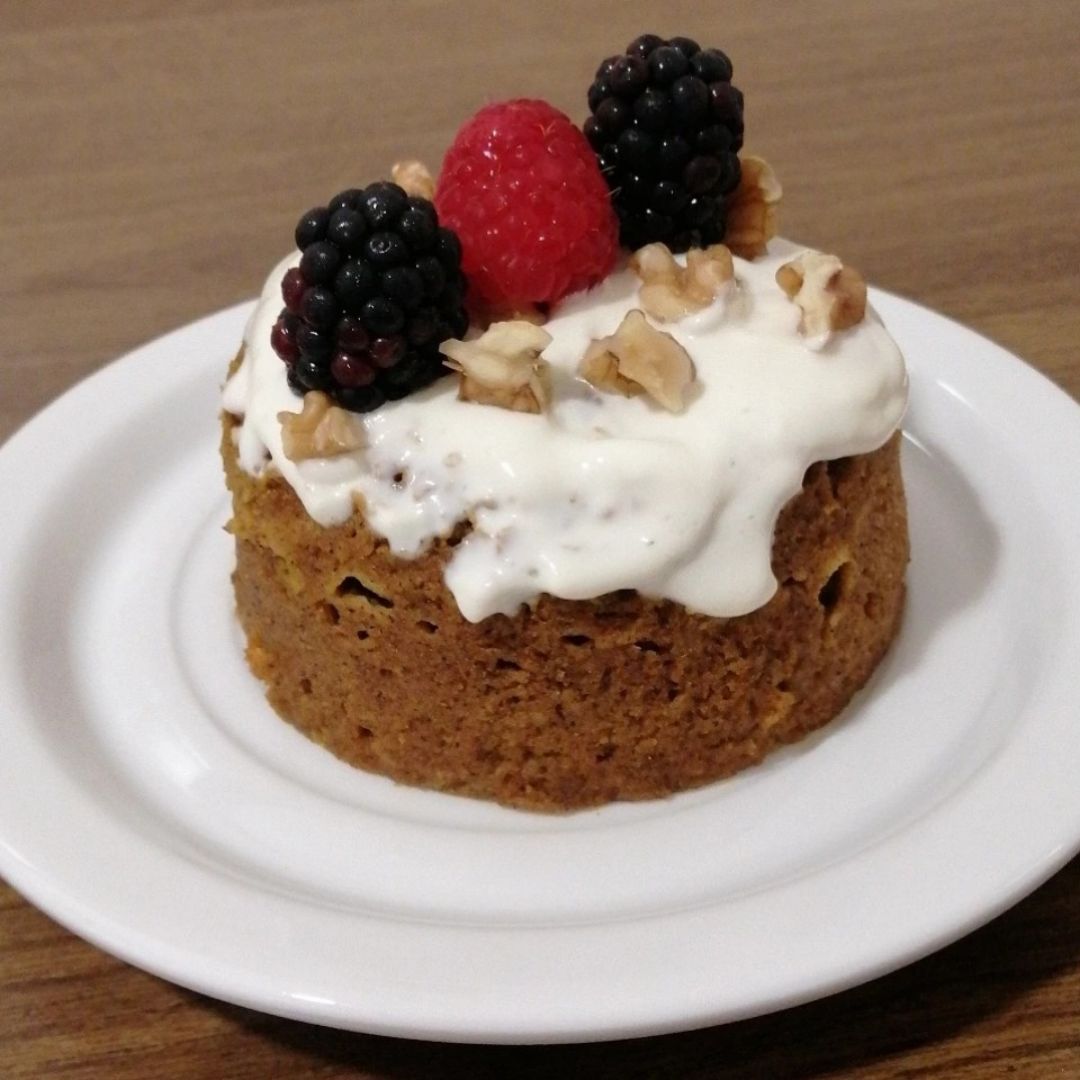 Carrot Cake al Microondas Carrot Cake al Microondas