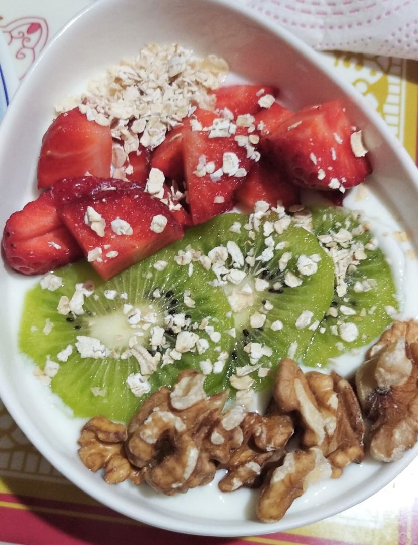 Bowl de yogur con frutas