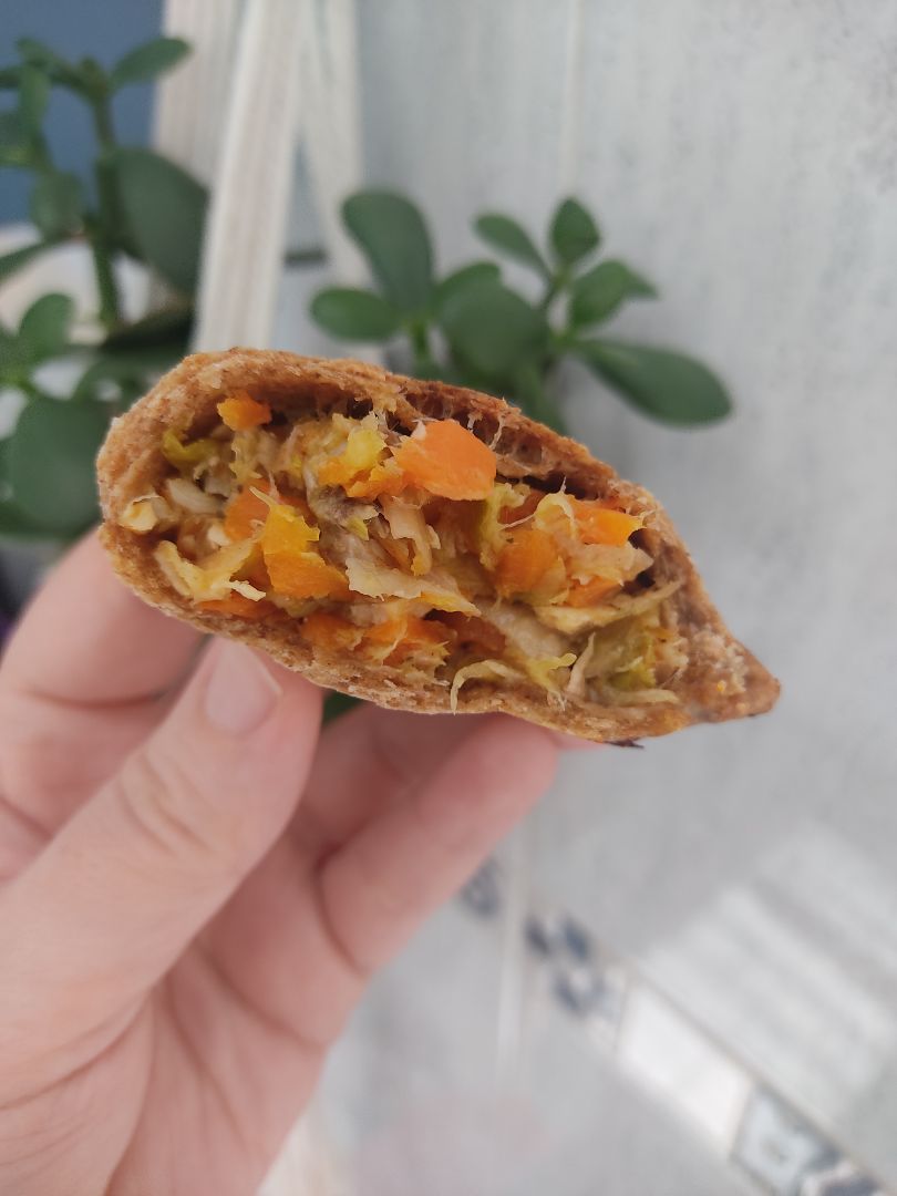 Empanadillas de verduras y pollo Empanadillas de verduras y pollo