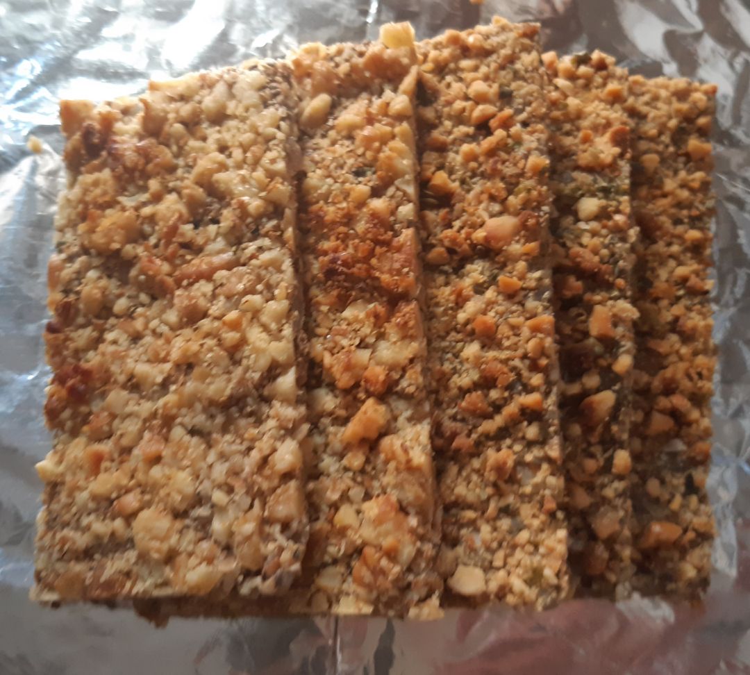 Crackers de semillas y frutos secos Crackers de semillas y frutos secos
