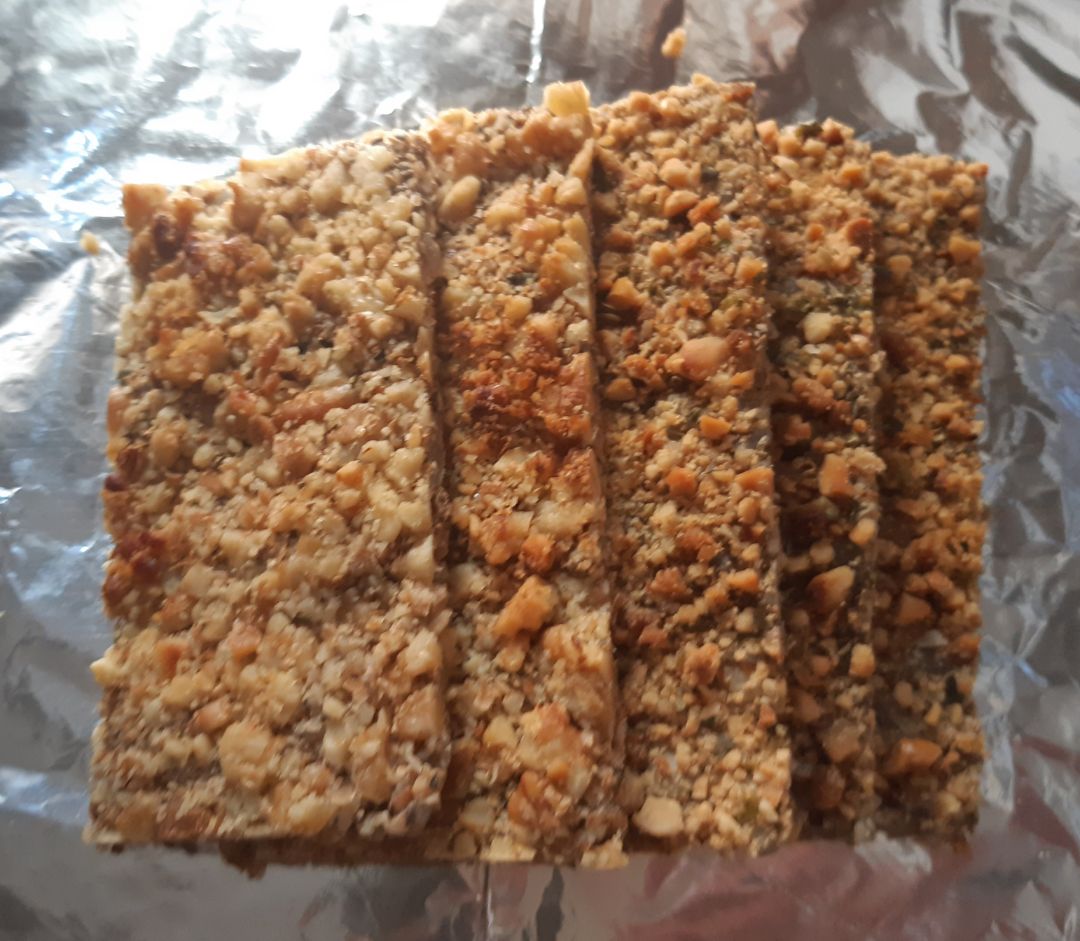 Crackers de semillas y frutos secos Paso 6 Crackers de semillas y frutos secos Paso 6