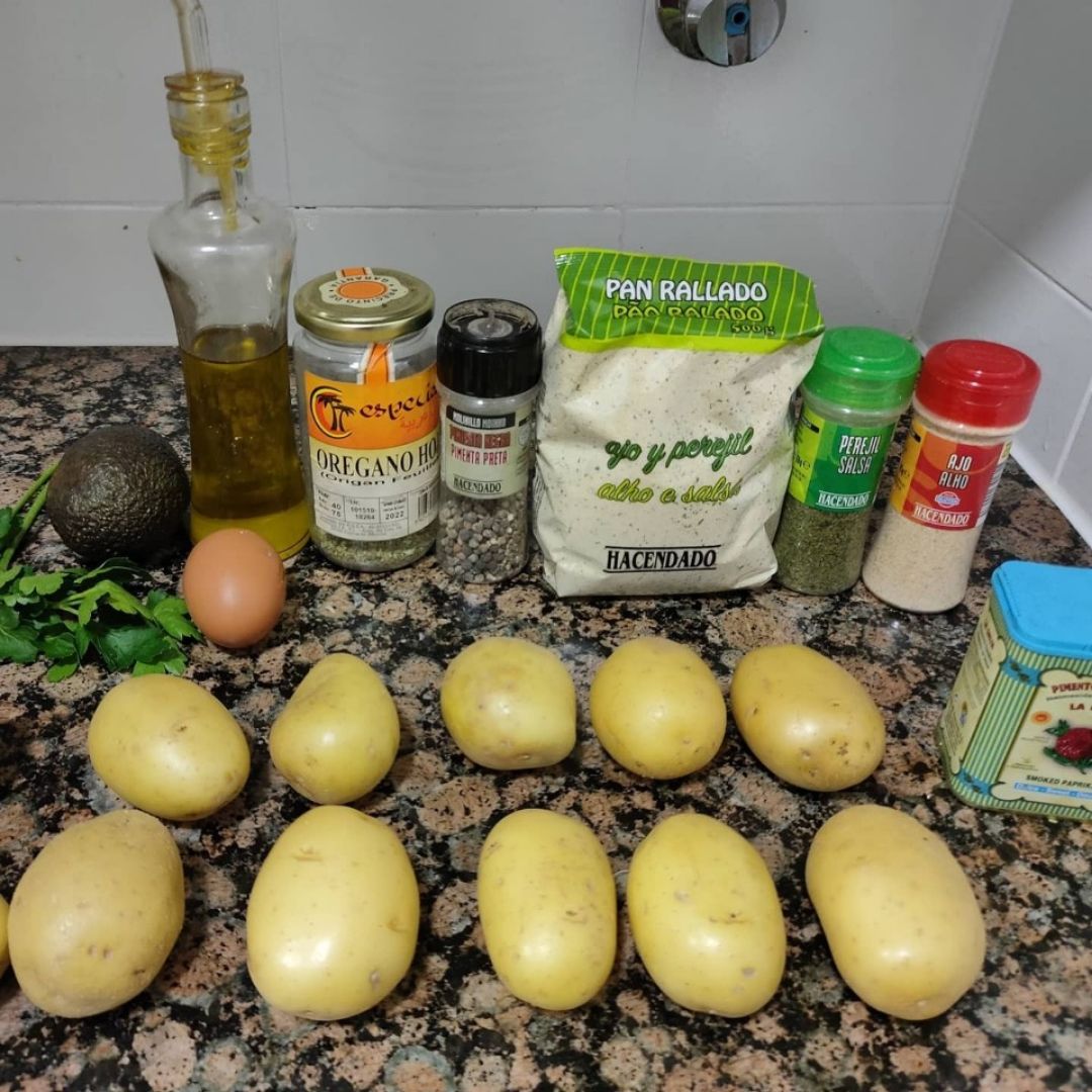 Patatas Deluxe healthy con mayonesa de aguacateStep 0