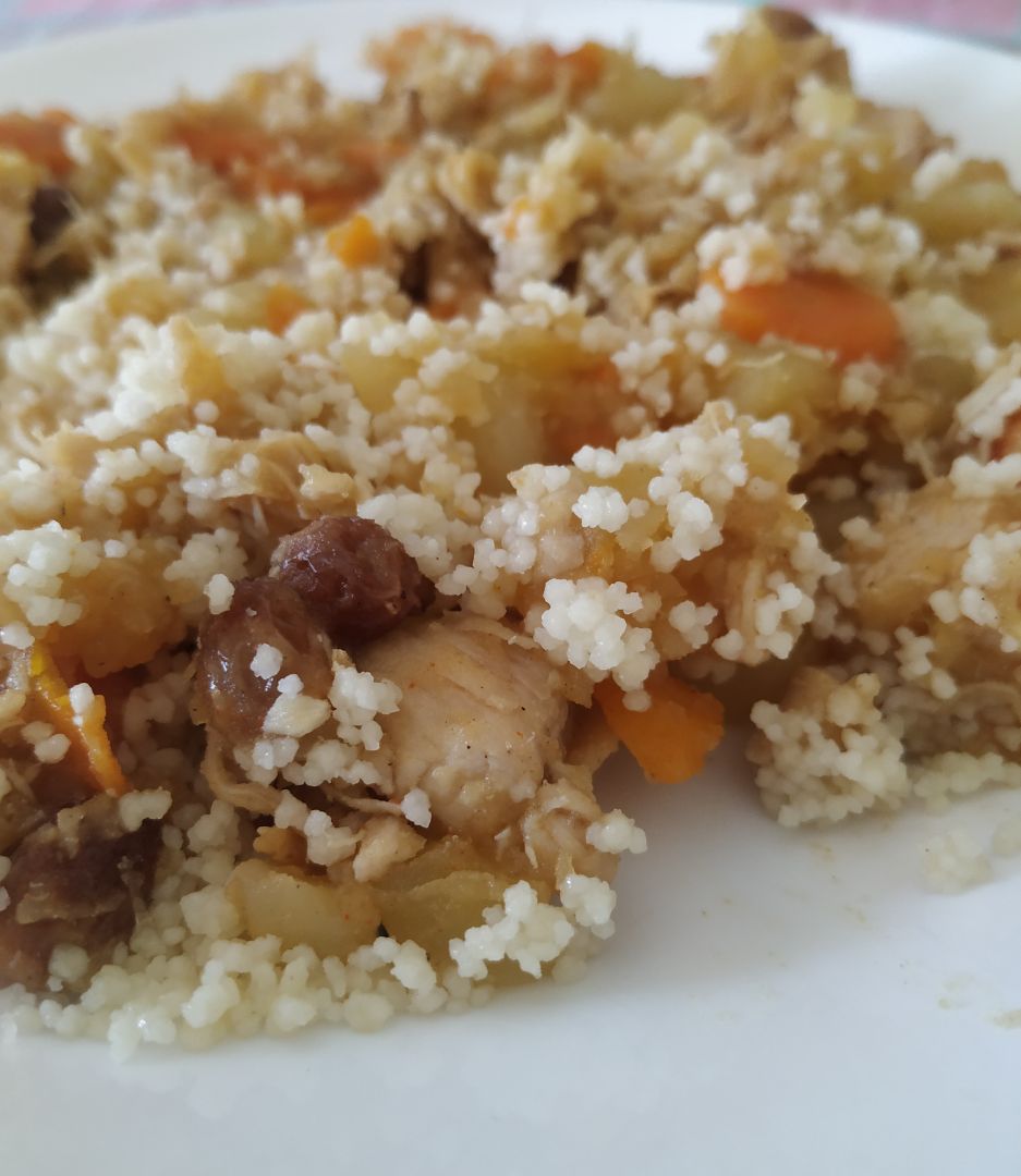 Guiso marroquí con cous cous Guiso marroquí con cous cous