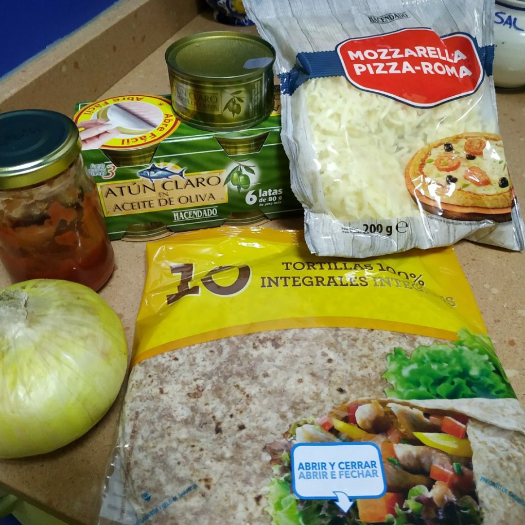 Tortita integral base pizza Paso 0 Tortita integral base pizza Paso 0