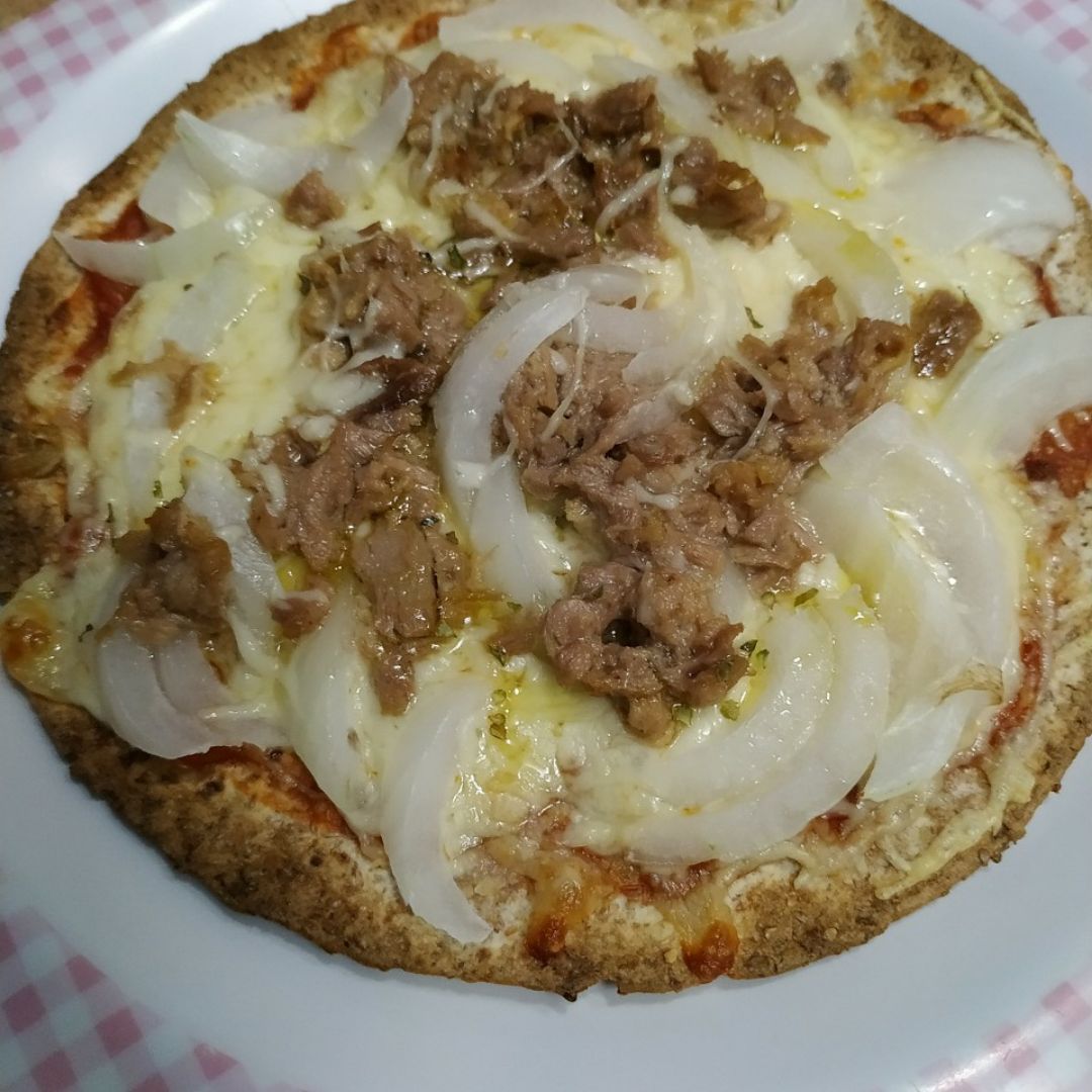 Tortita integral base pizza Paso 2 Tortita integral base pizza Paso 2