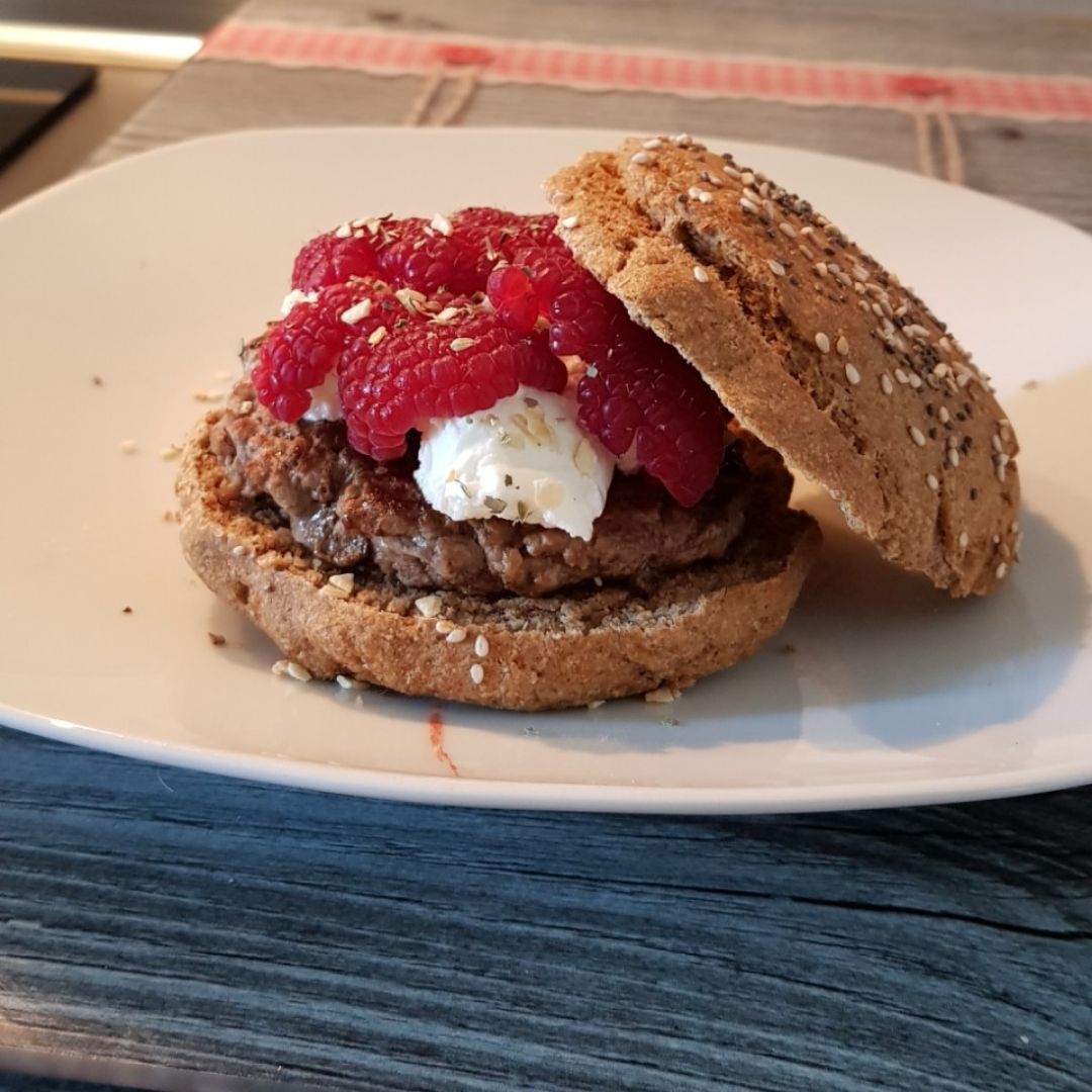 Hamburguesa de calabaza Hamburguesa de calabaza
