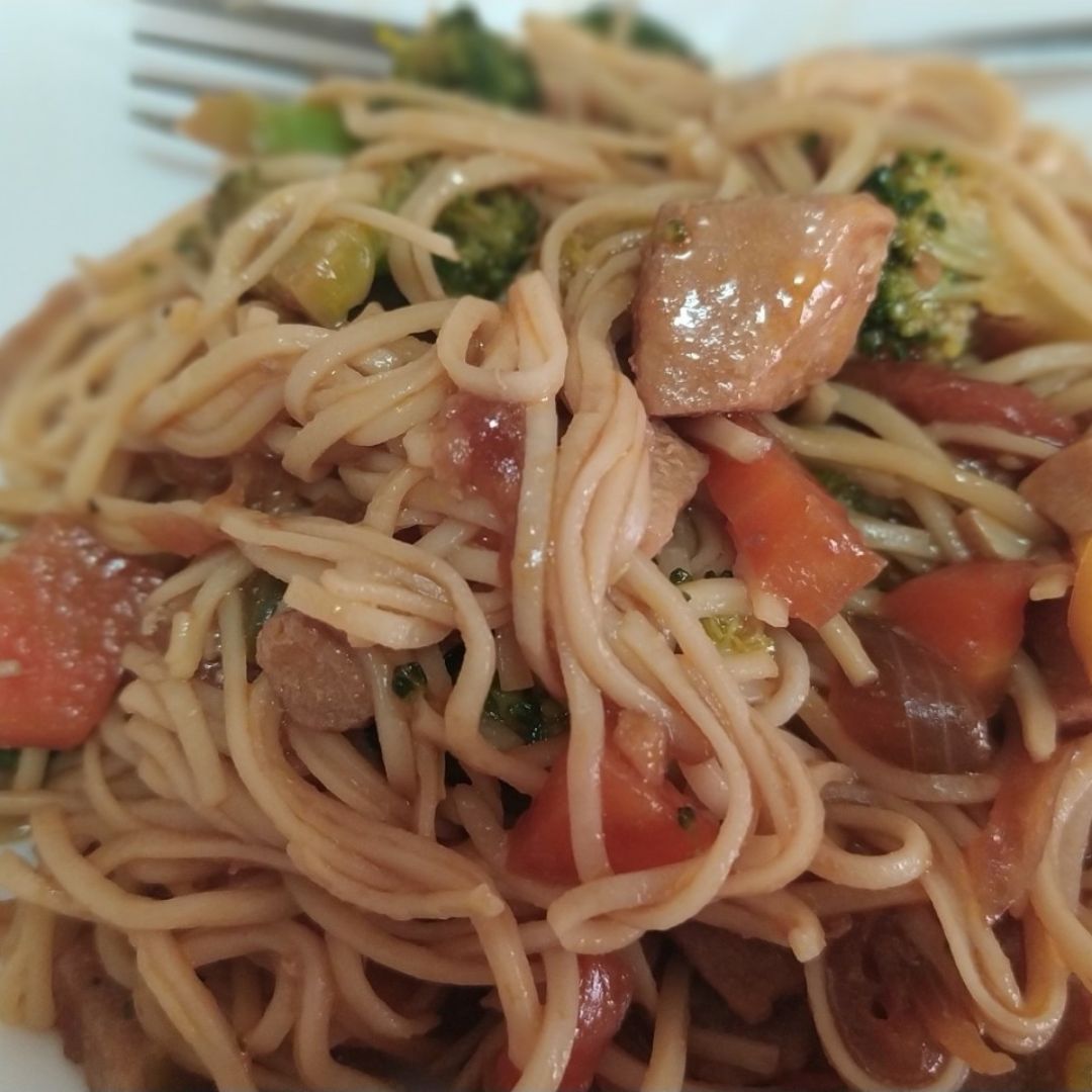 Chinese noodles a mi manera Chinese noodles a mi manera
